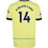 Camiseta de fútbol Arsenal Pierre-Emerick Aubameyang 14 Segunda Equipación 2021/22 - Hombre